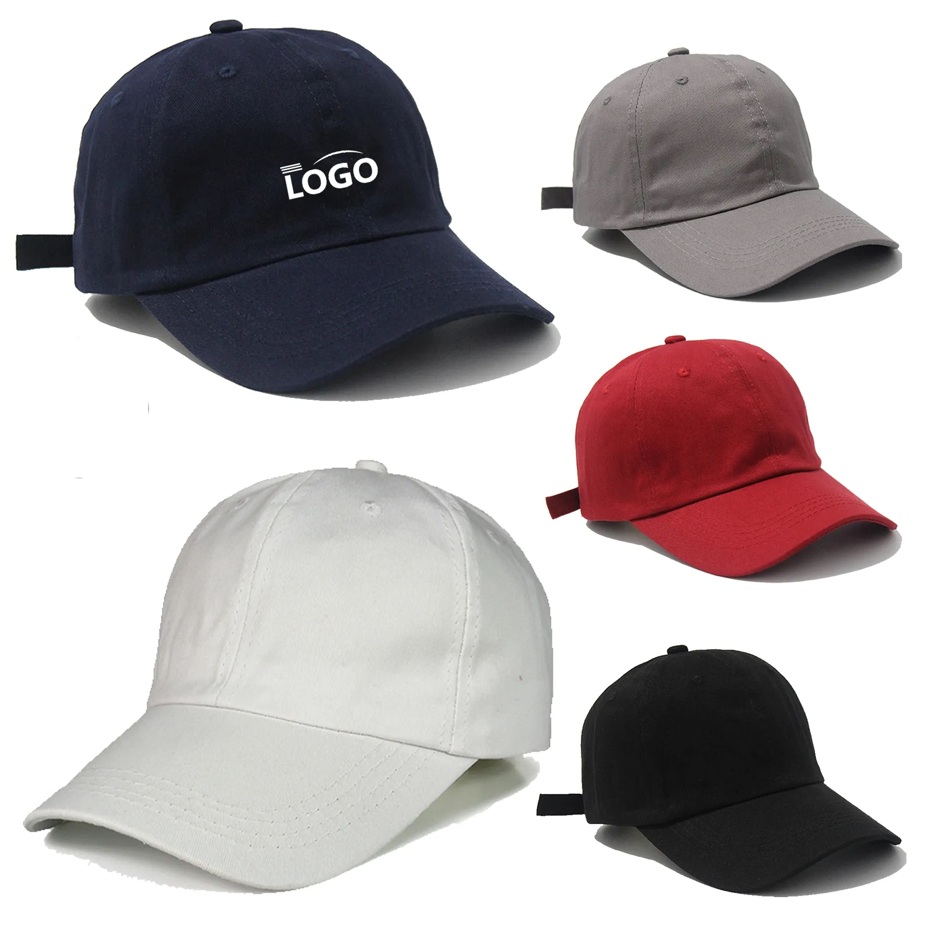 Embroidered Unisex Cotton Baseball Cap
