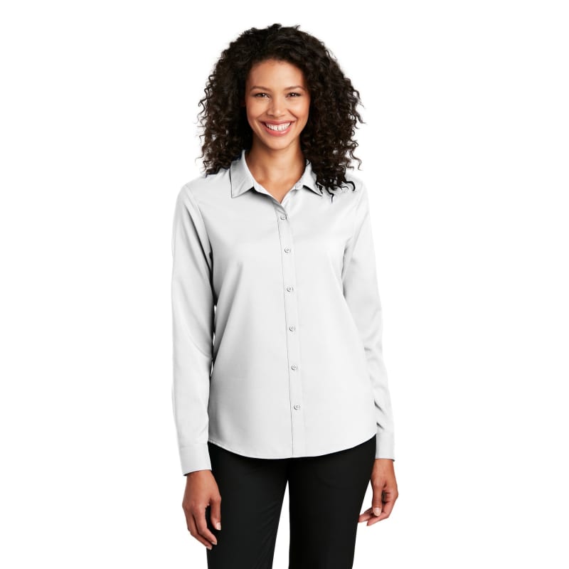 Port Authority Ladies Long Sleeve Performance Staff Shirt 30