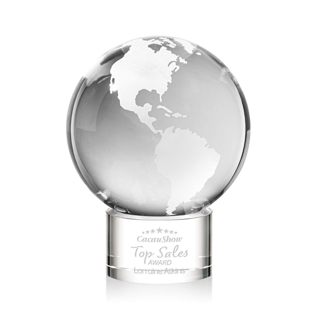 Globe Award on Marvel Base - Clear 2