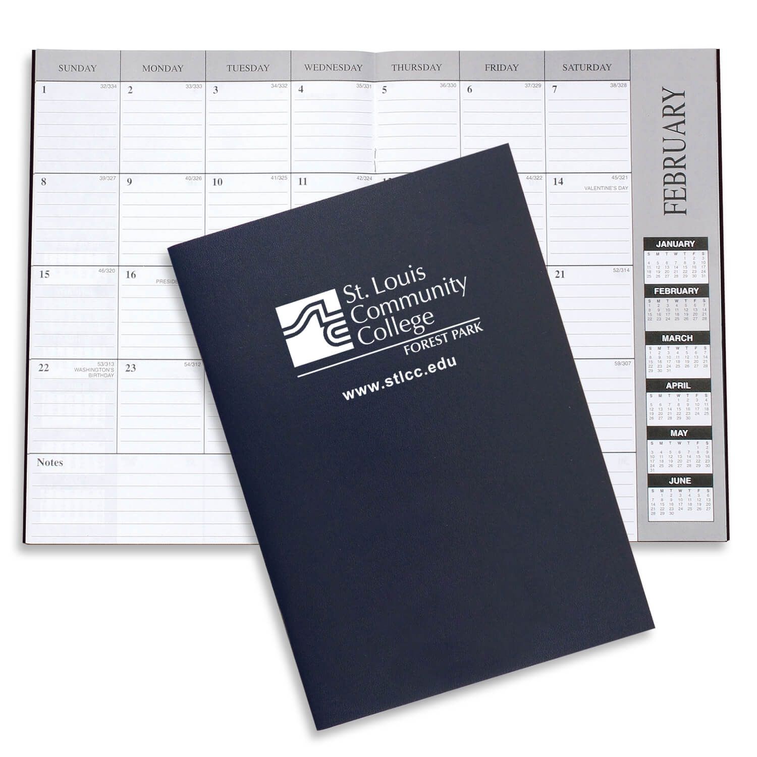 Academic Monthly Desk Planner - Leatherette 26
