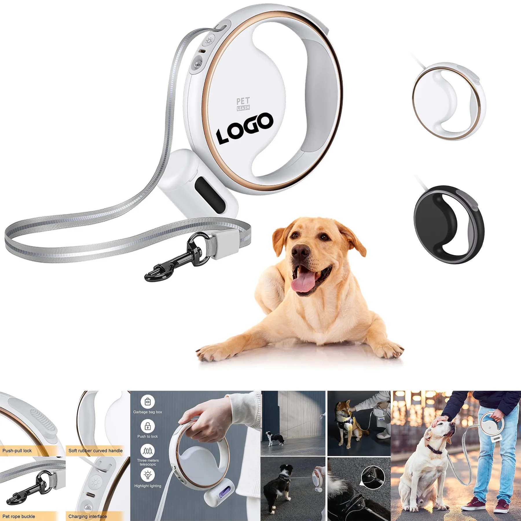 Retractable Dog Leash 2
