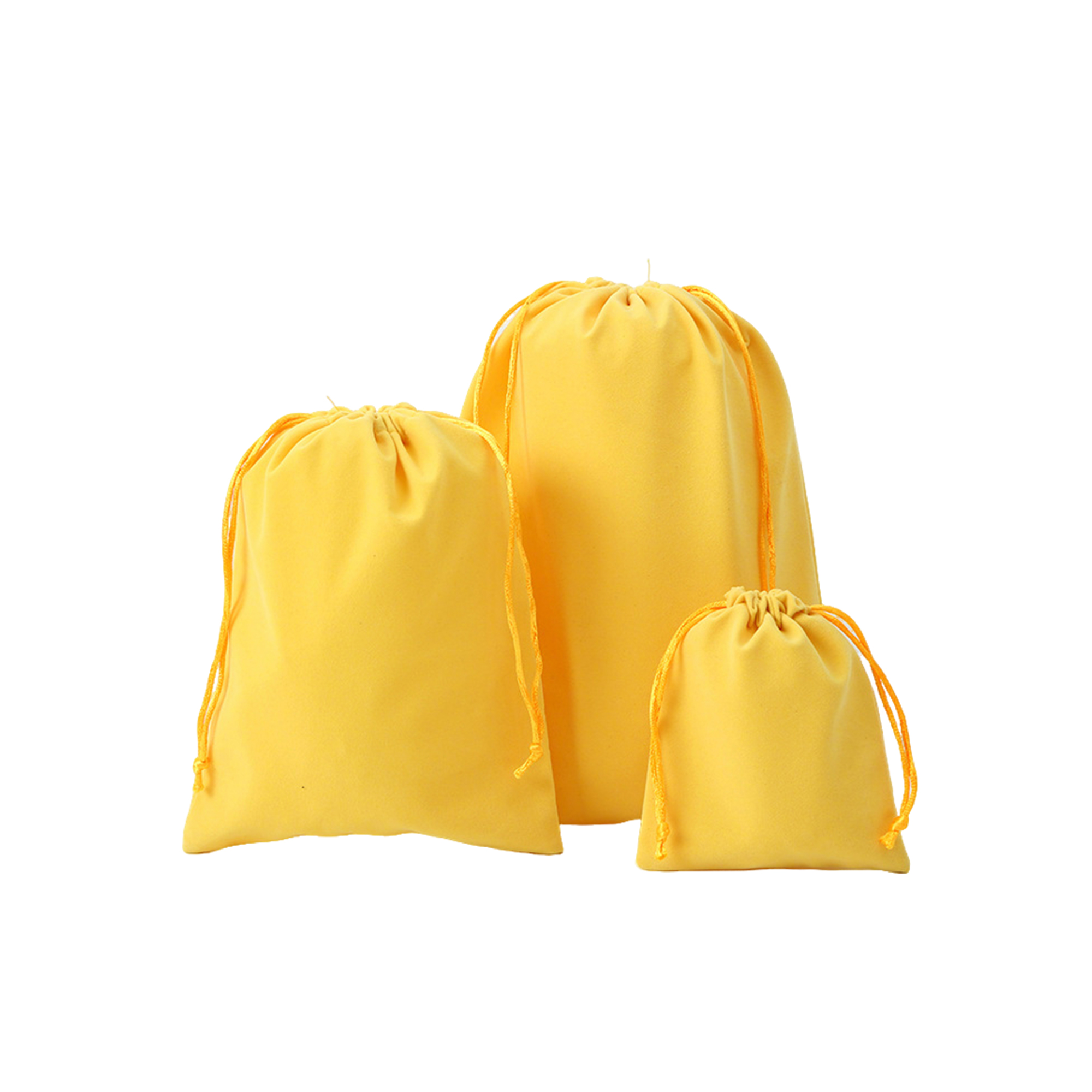 Flocked Drawstring Jewelry Storage Bag 22