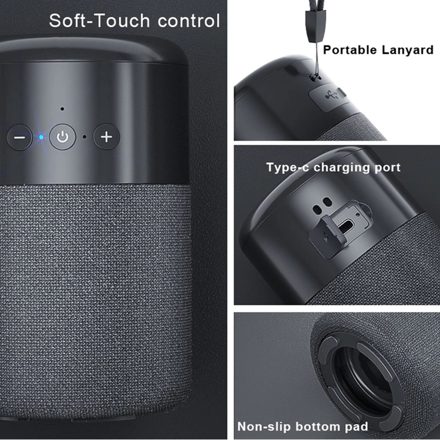 Mini Small Bluetooth Speaker With Earbuds 2 In 1 10