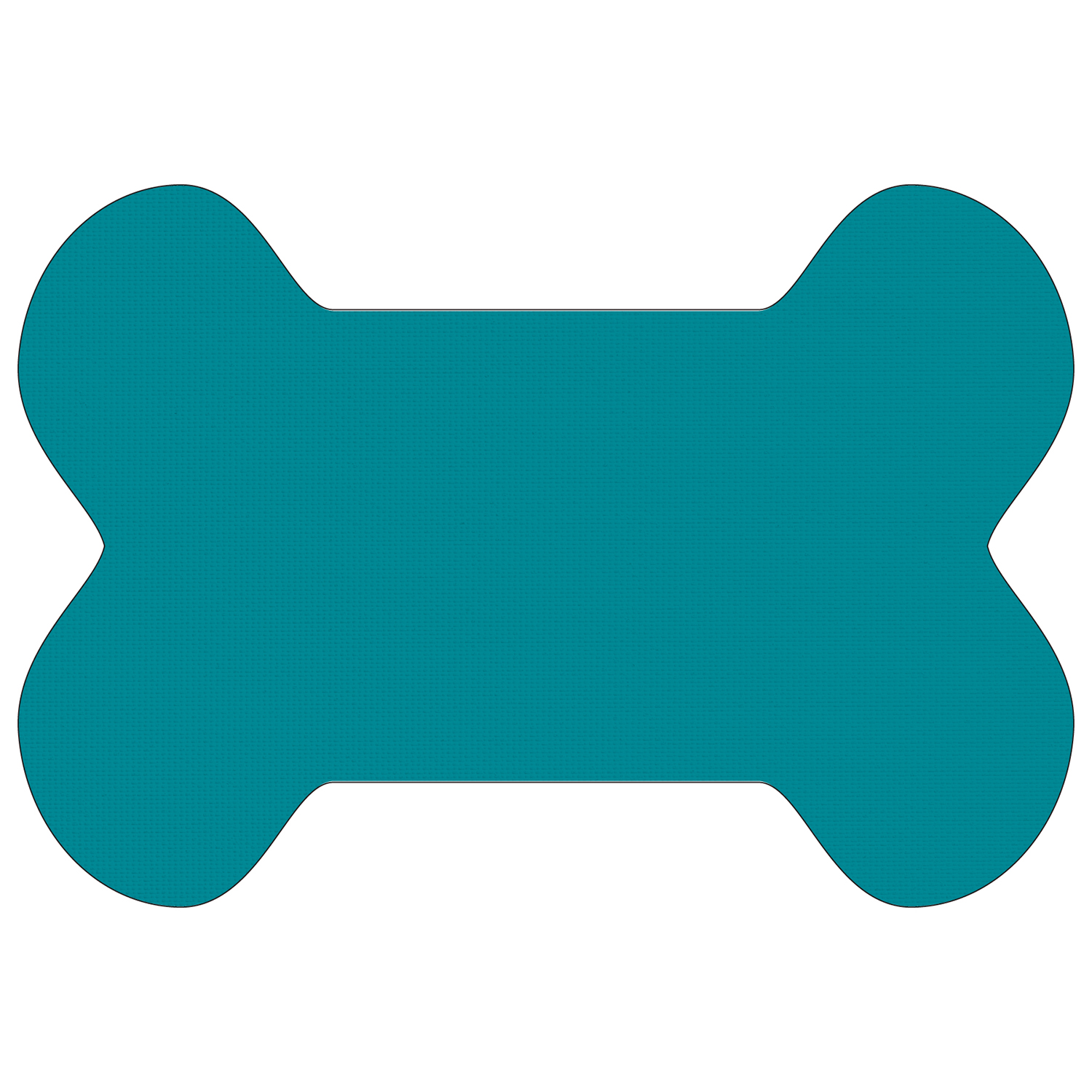 Bone Shaped Vinyl Pet Mat 12