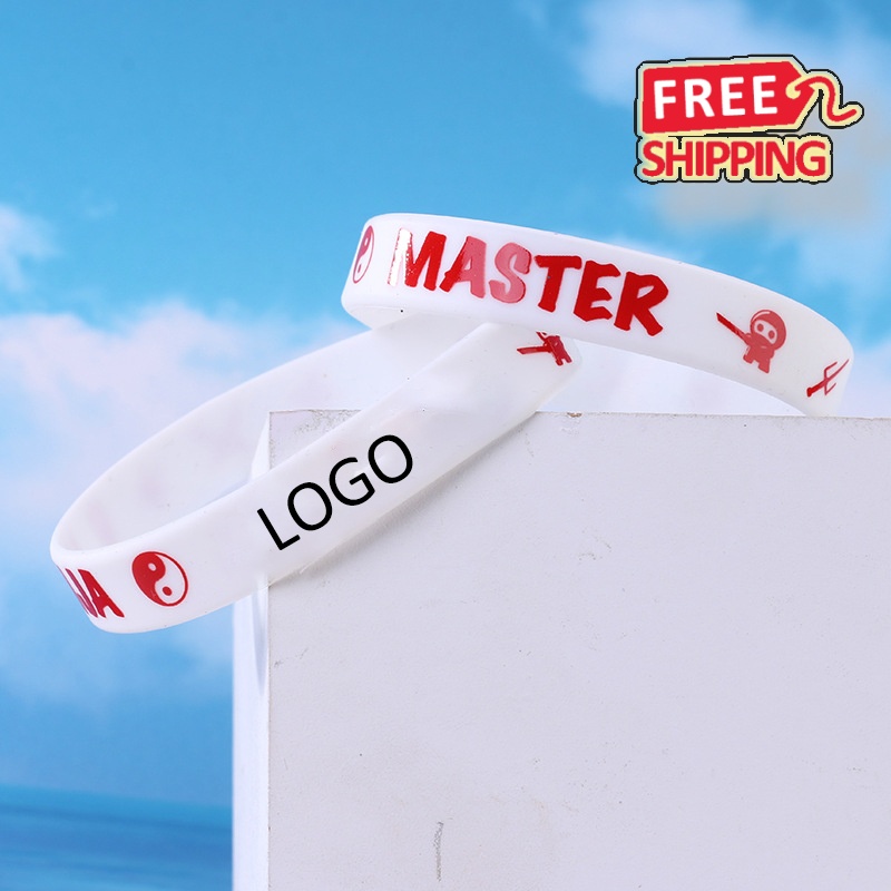 Bulk Custom Silicone Wristbands for Events Promotions Teams Sports 1