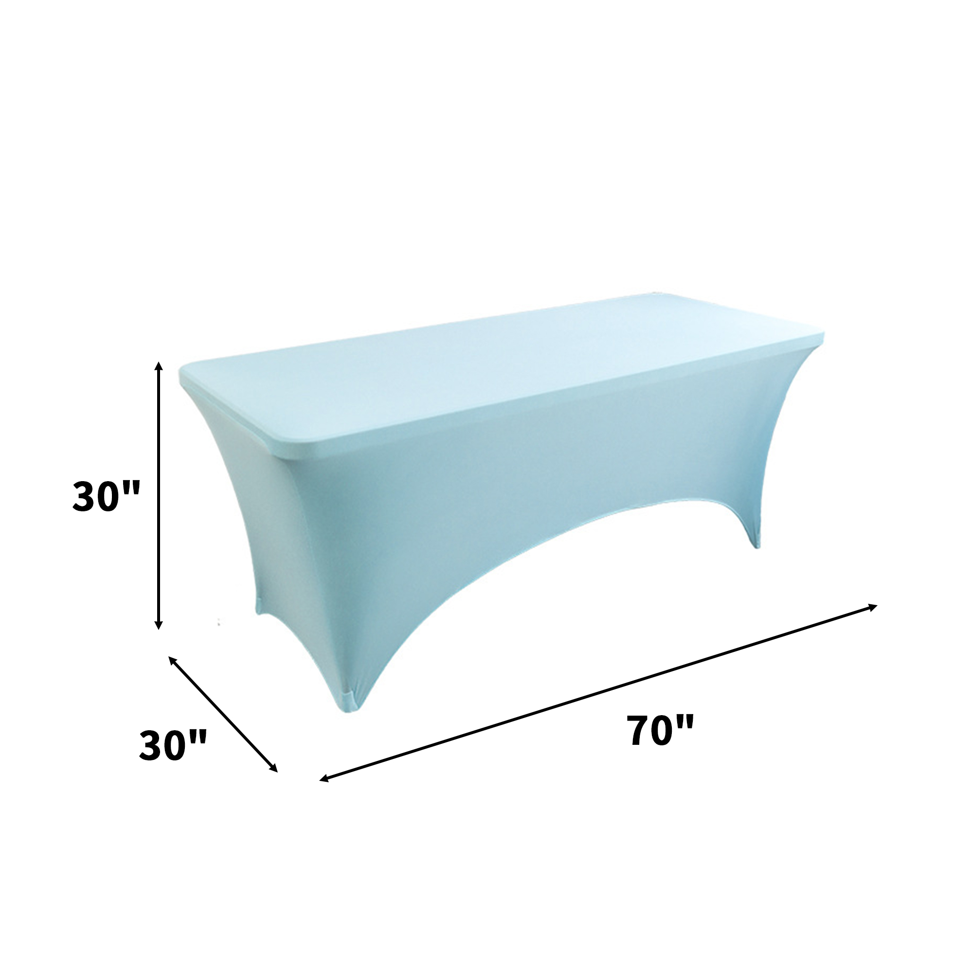 Six Foot Elastic Table Cover For Hotel And Restaurant Use 19