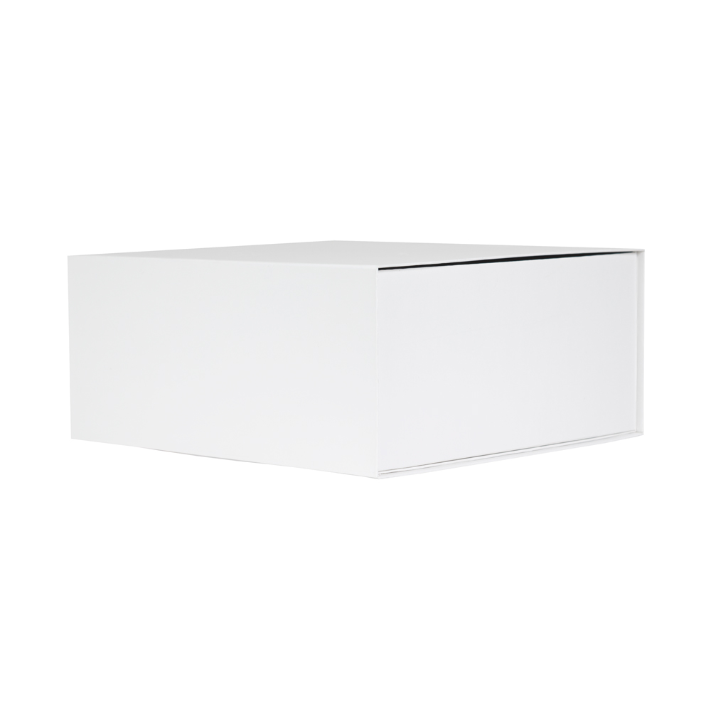 Large White Kraft Premium Vesta Gift Box w/ Matte Gravure Anti-Rub Varnish, custom paper bag with logo imprint 5