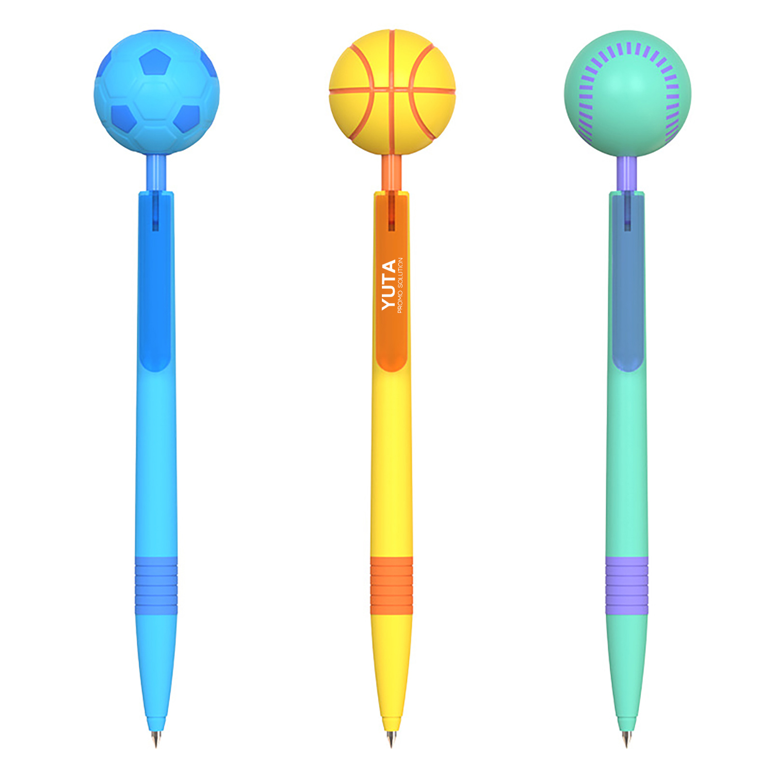 School Fun Soccer Pen With Retractable Feature 2