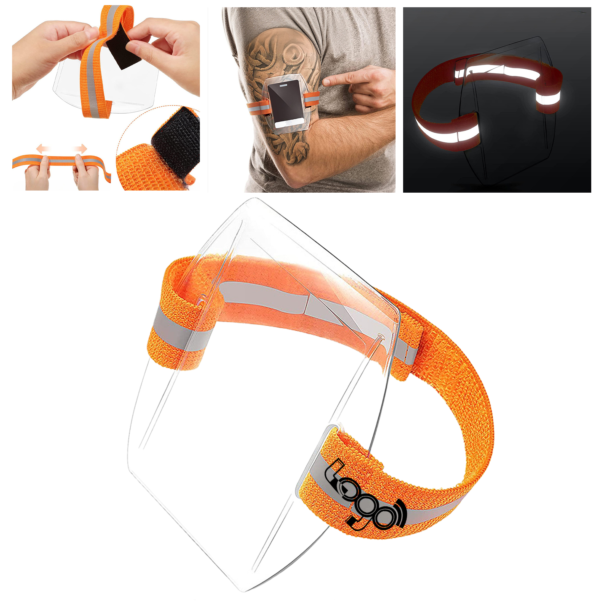 Horizontal Waterproof Badge Holder with Adjustable Strap 2