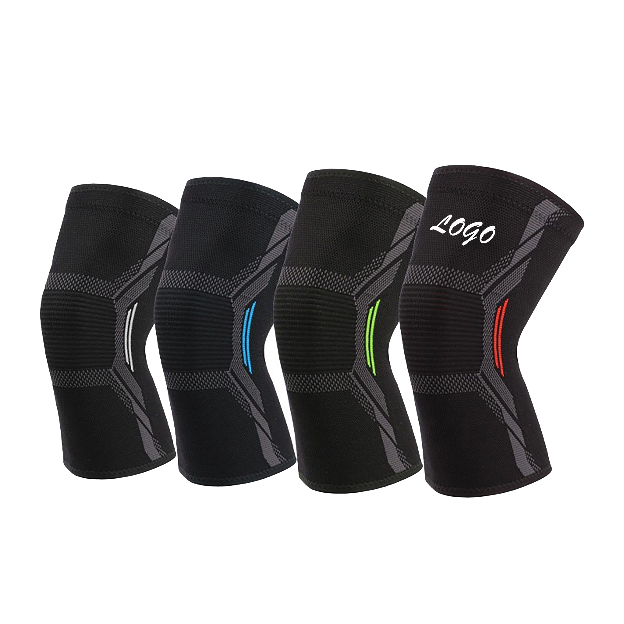 High Elastic Nylon Sports Knee Pads 3