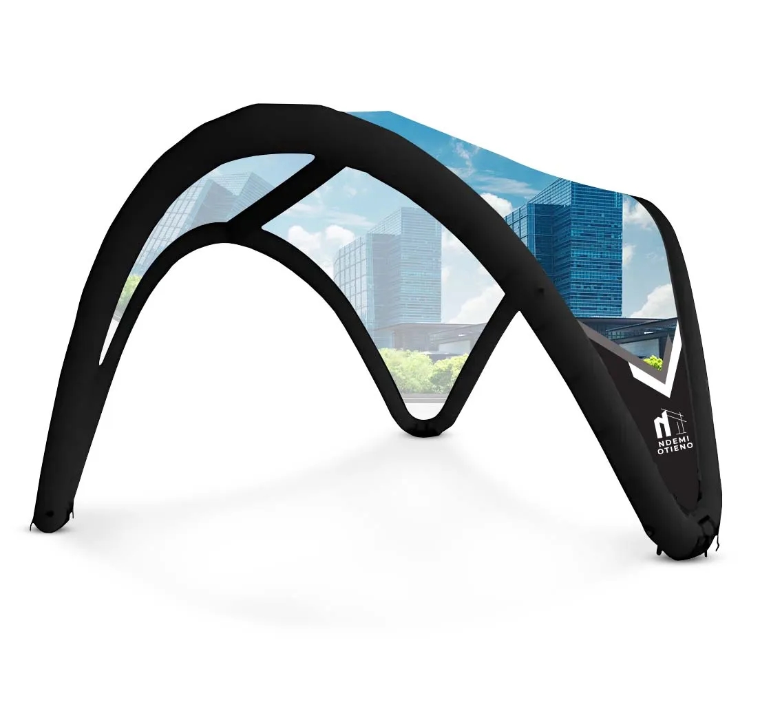 Custom Printed Inflatable Dome Tent- Design 2 (Topper+Frame) 7