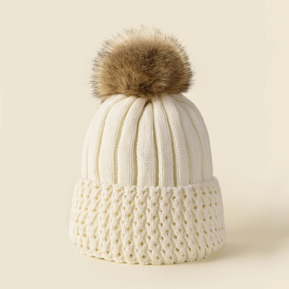 Knit Beanie Hat 4