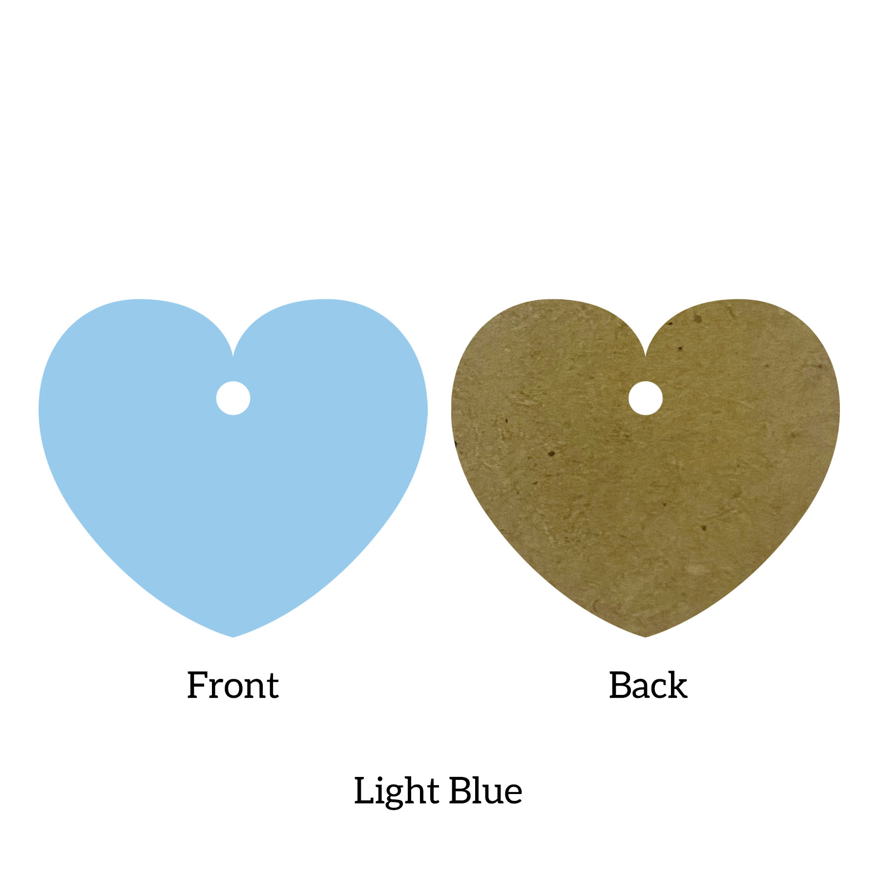 Free Shipping Solid Color Christmas Ornament - Heart 3