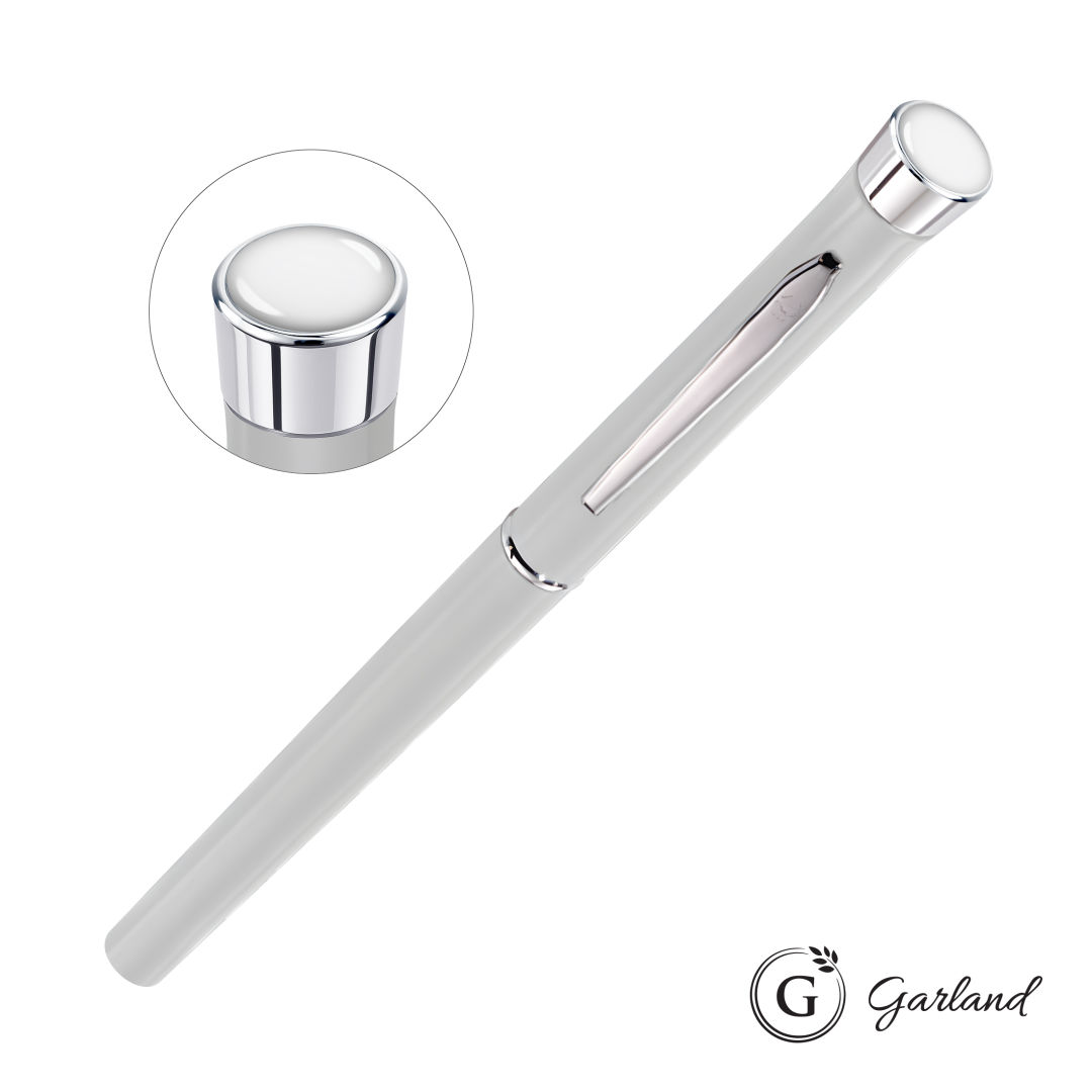 Garland® Color Matte Custom Rollerball Pen - Chrome 2