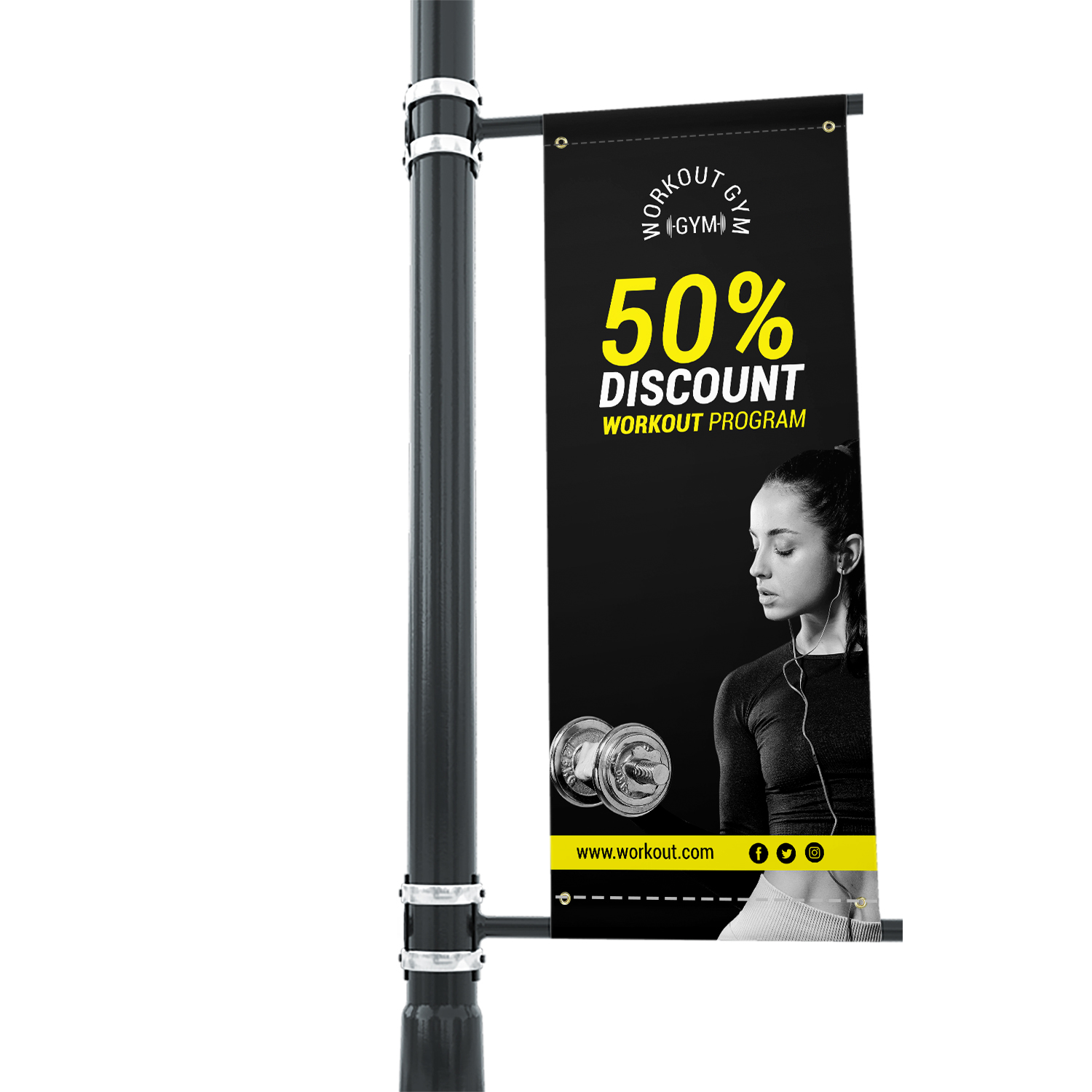 Pole Banners-1ft x 1ft (SQFT) 5