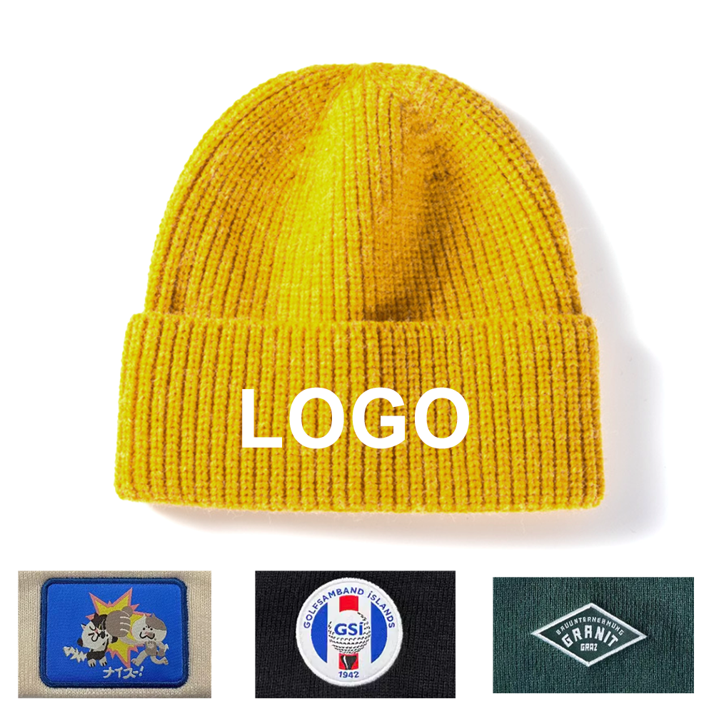 Custom Unisex Cuffed Knitted Beanie 4
