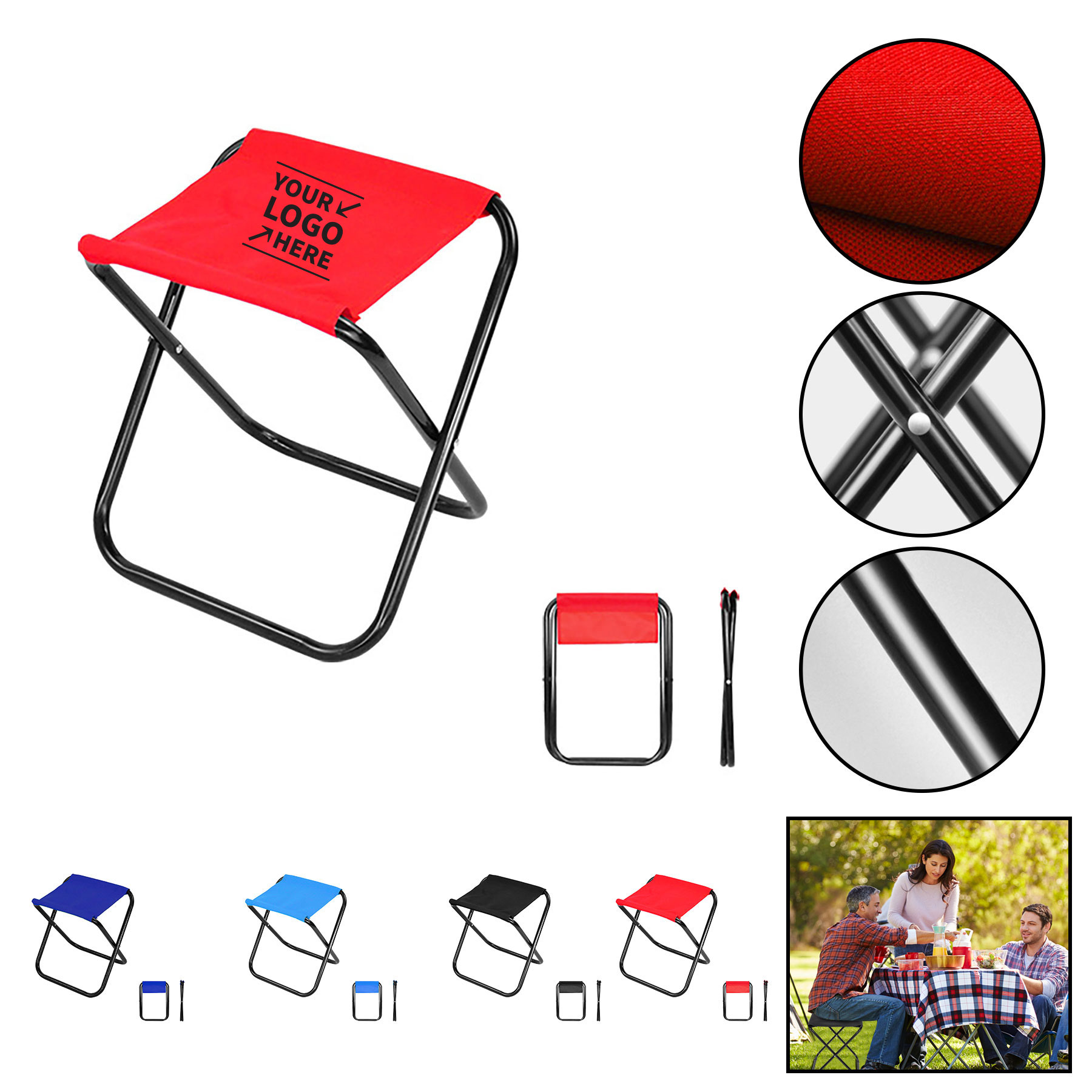 Portable Folding Camping Small Stool 2