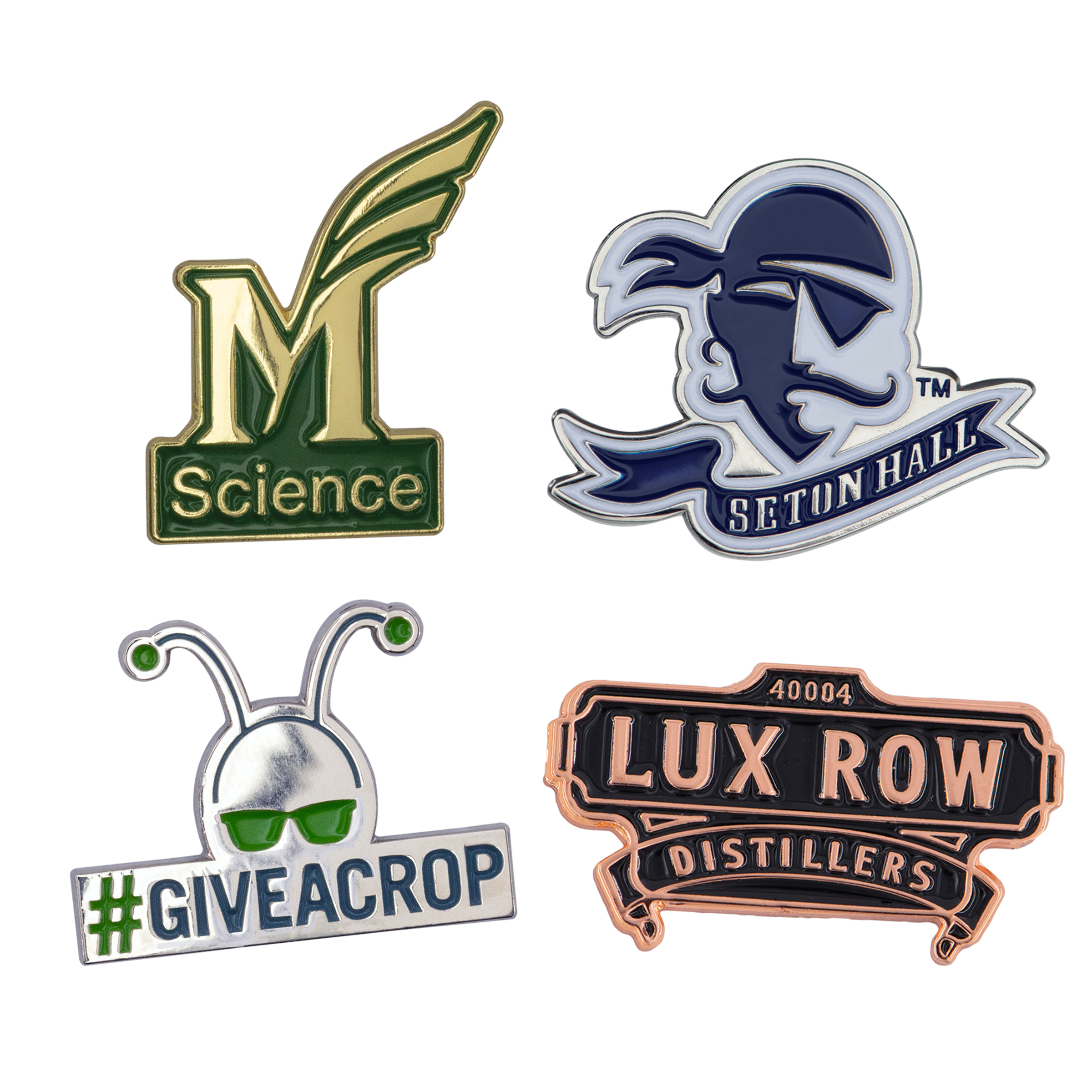 Lapel Pin - Die Struck Brass Soft Enamel (1")