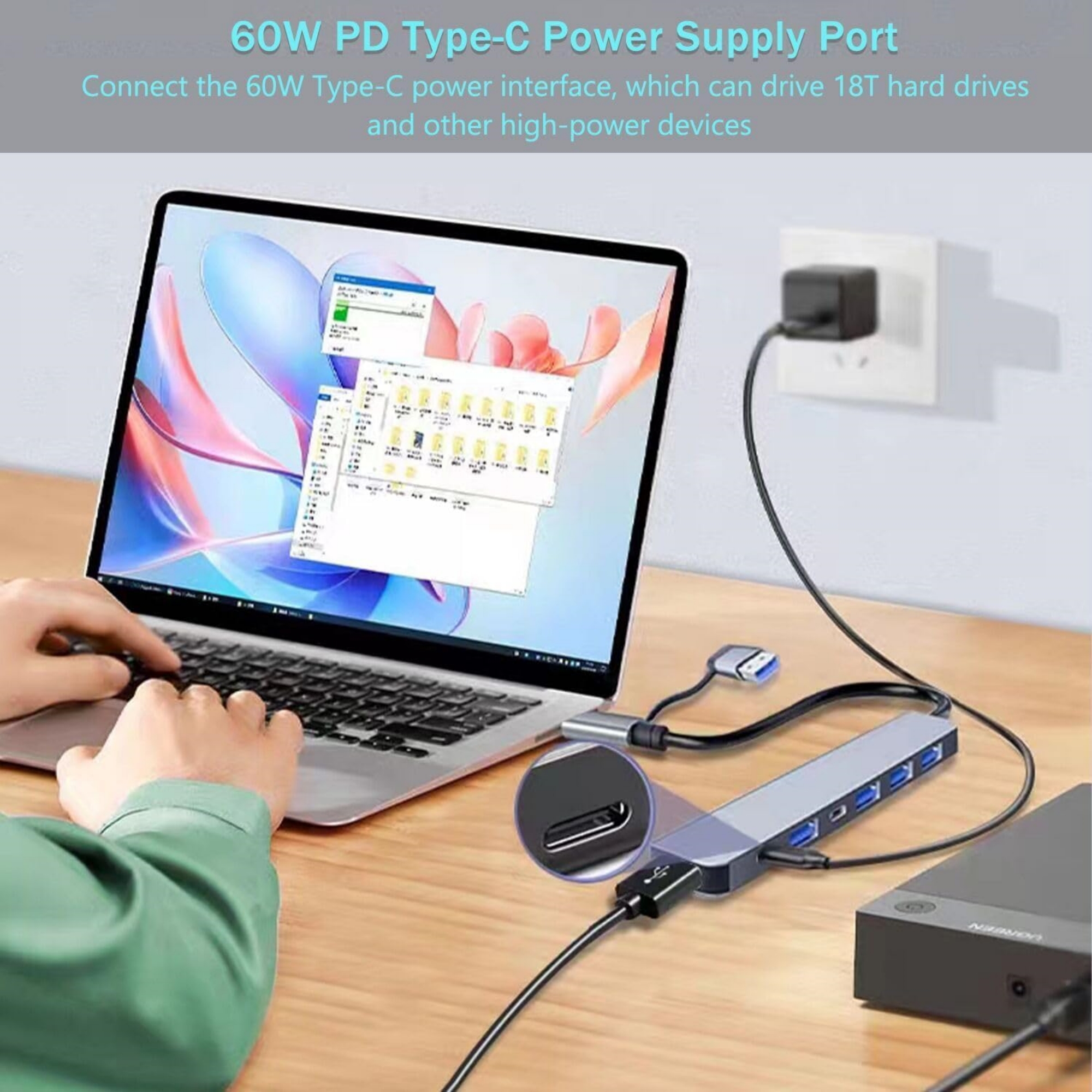 7-in-1 Multi-functional USB Hub 3