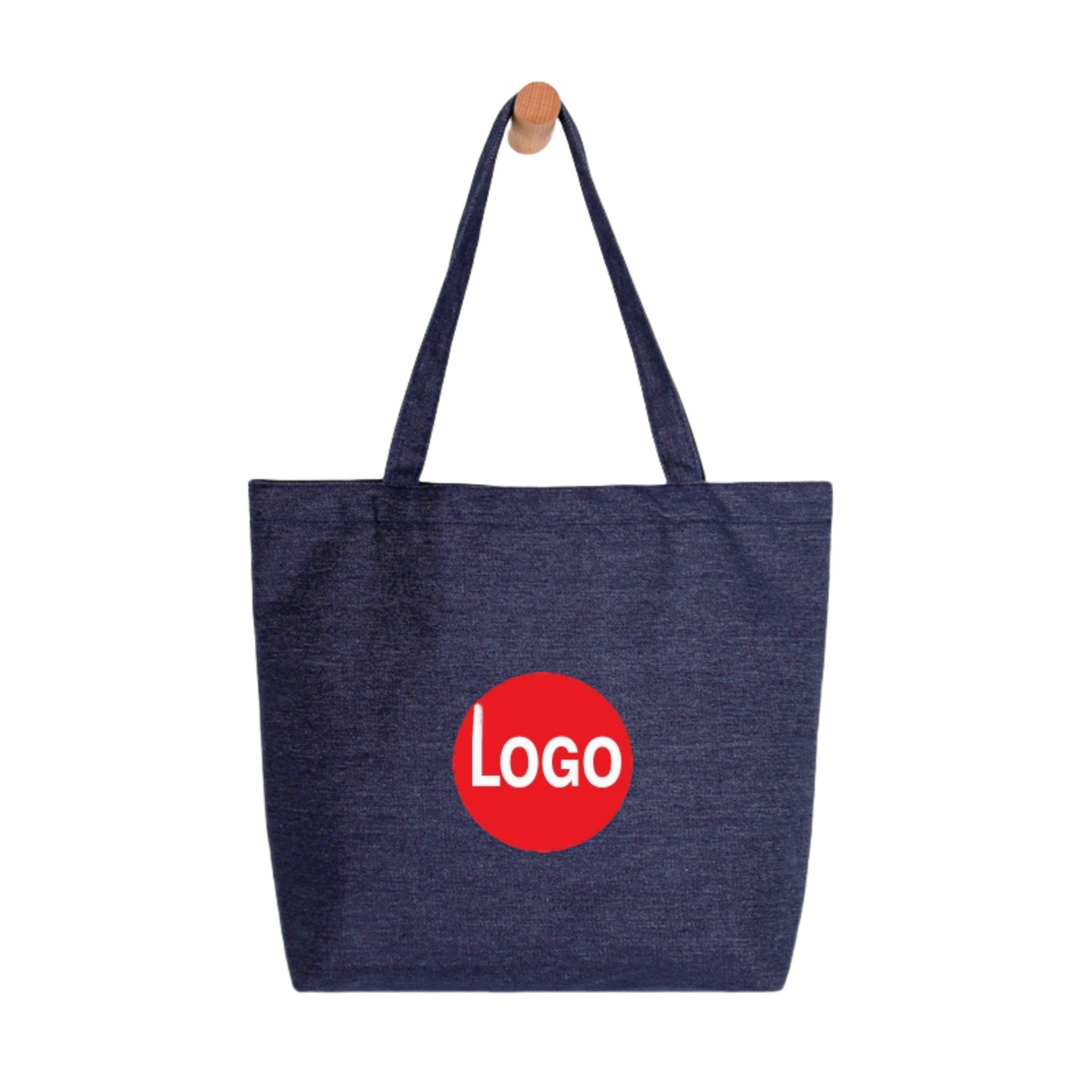 Denim Tote Bag, custom tote bag with logo imprint 2