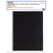 FSC® Mix 8.5" x 11" Remark 1-subject Notebook 171