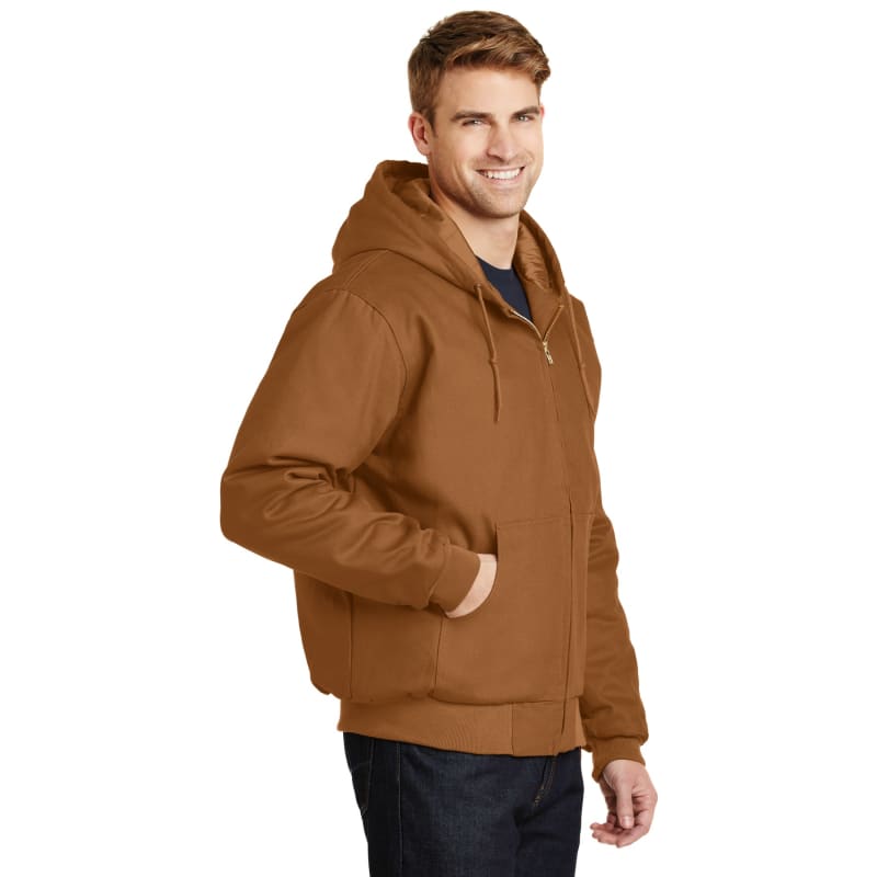 CornerStone - Duck Cloth Hooded Work Jacket. 2
