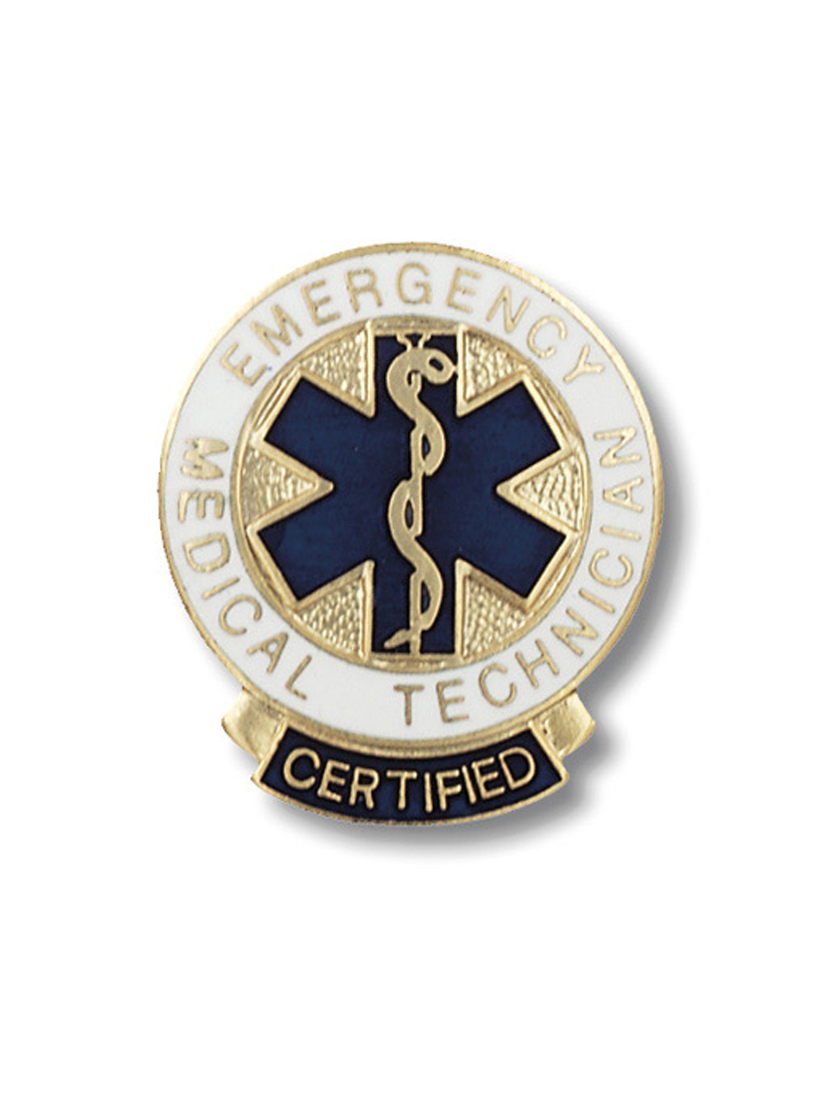 Prestige Medical - Certified Emergency Medical Technician Cloisonne Pin