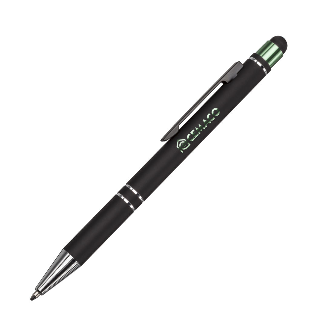 Scroll Metal Ballpoint Pen/Stylus
