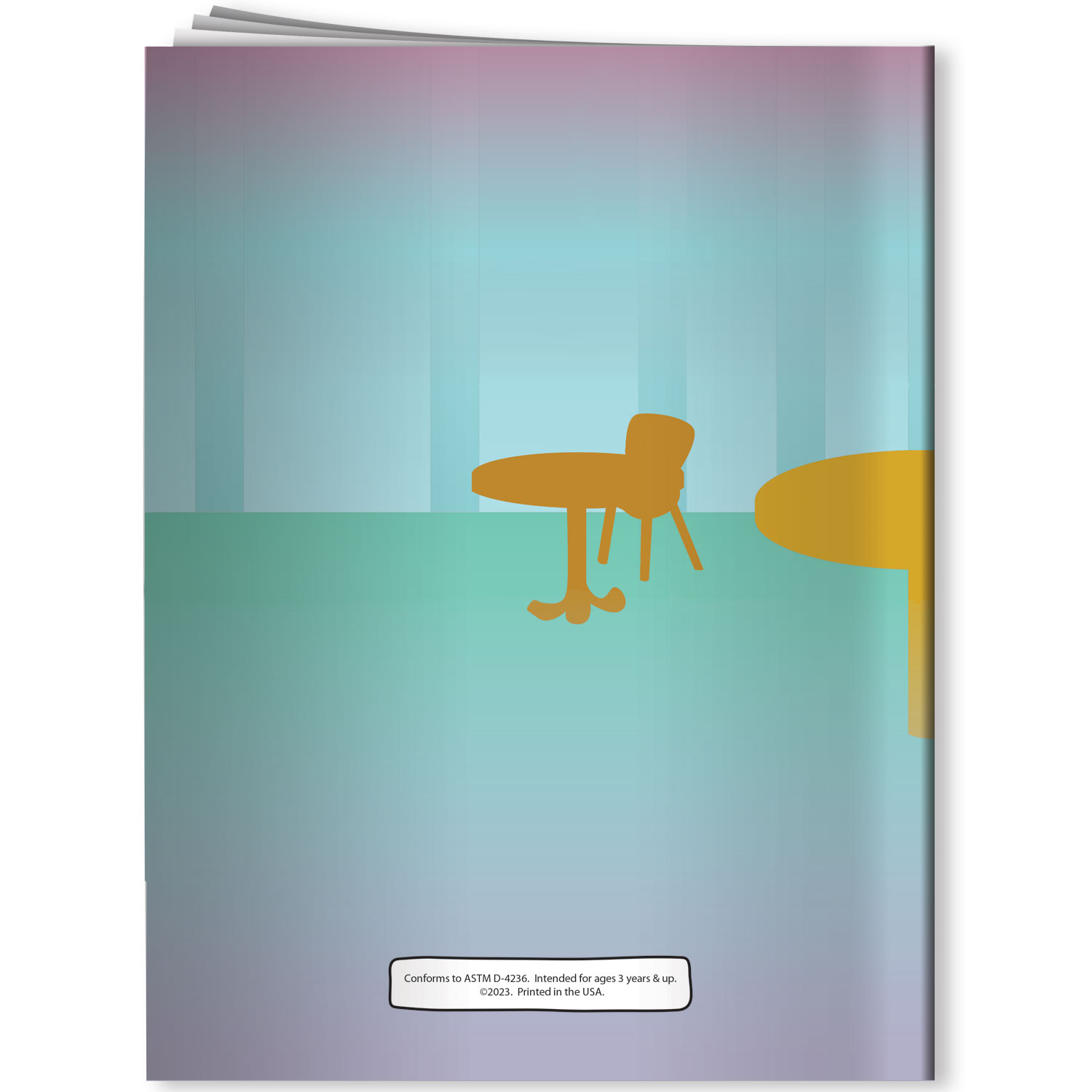 Combo Pack - CB1144 Coloring Book & 4-Pack of Crayons in a Poly Bag 5