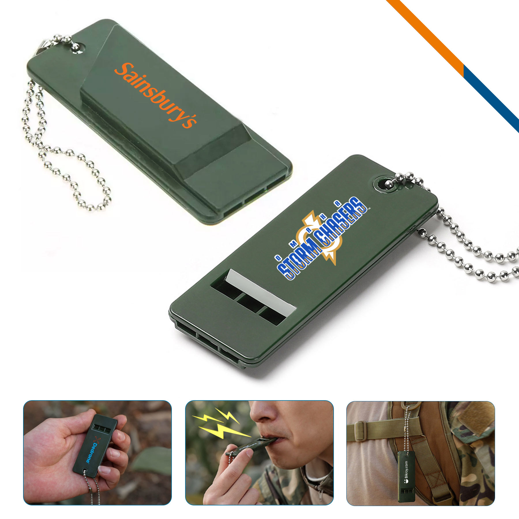 Whistlix Multi Audio Safety Whistle Keychain 4