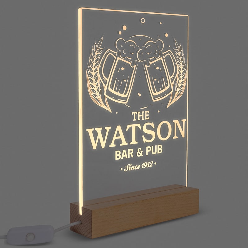 Custom LED Acrylic Light Stands 3