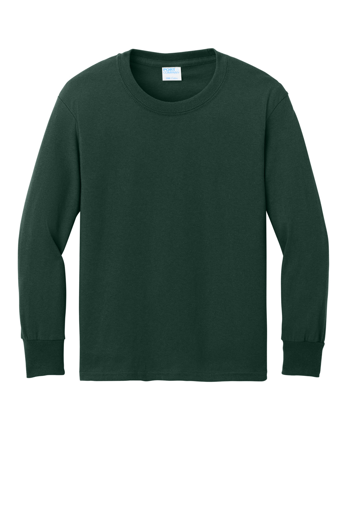 Port & Co Youth Long Sleeve Core Cotton Tee. PC54YLS 68