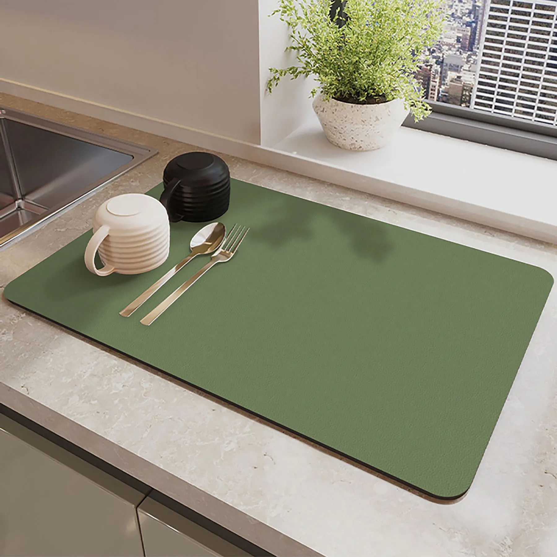 Dish Drying Mat for Kitchen Counter 15