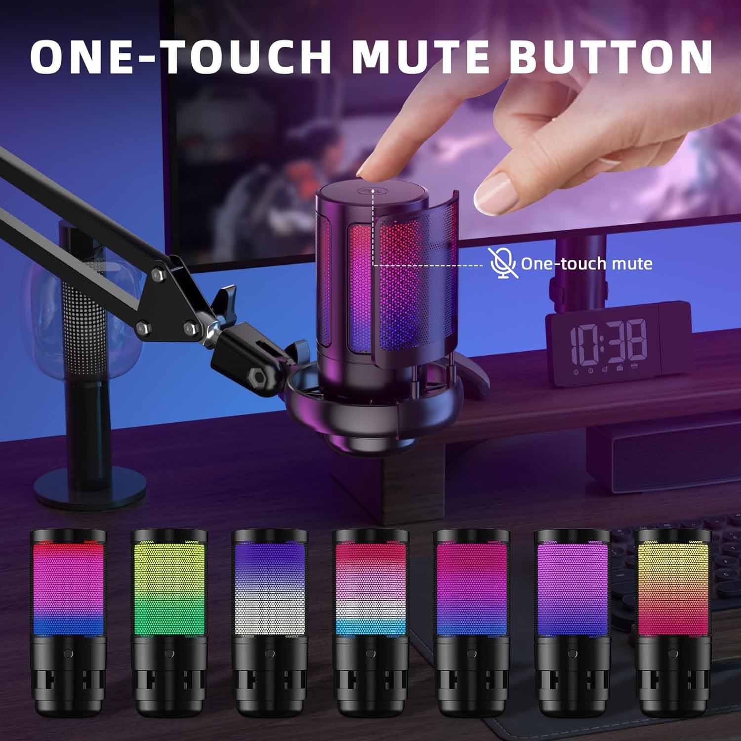 Microphone computer game recording set 4