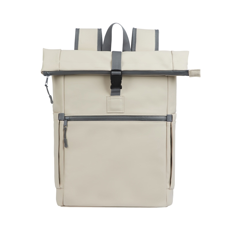 Casey PU Roll-Top Laptop Backpack 29
