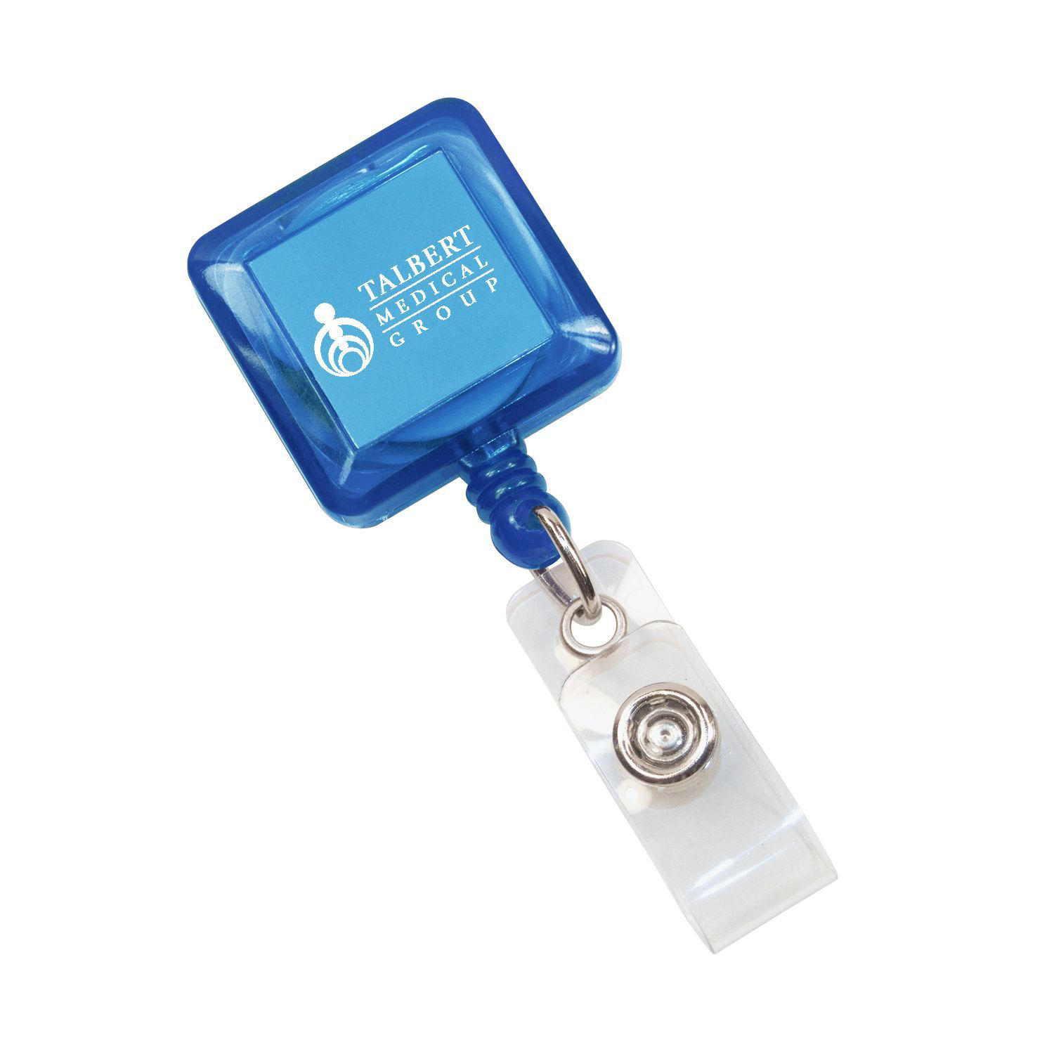 Square Retractable Badge Holder 8