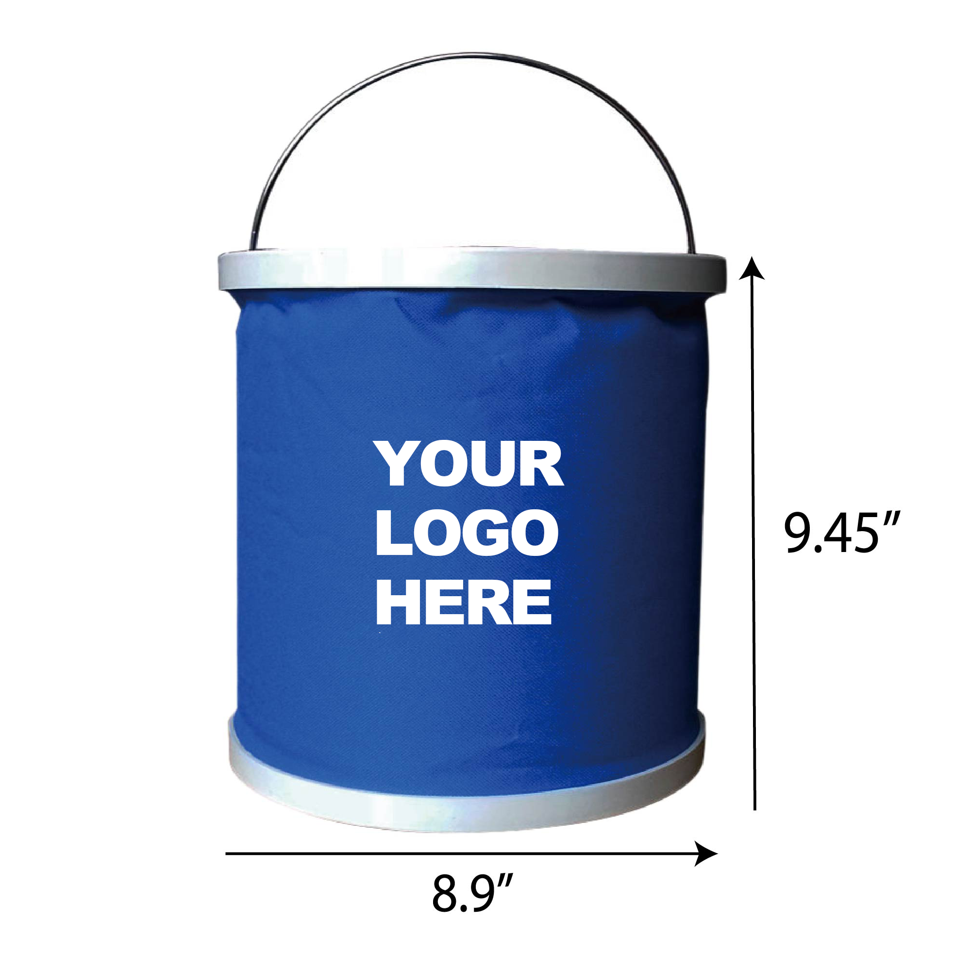 9L Travel Bucket with Steel Handle 3