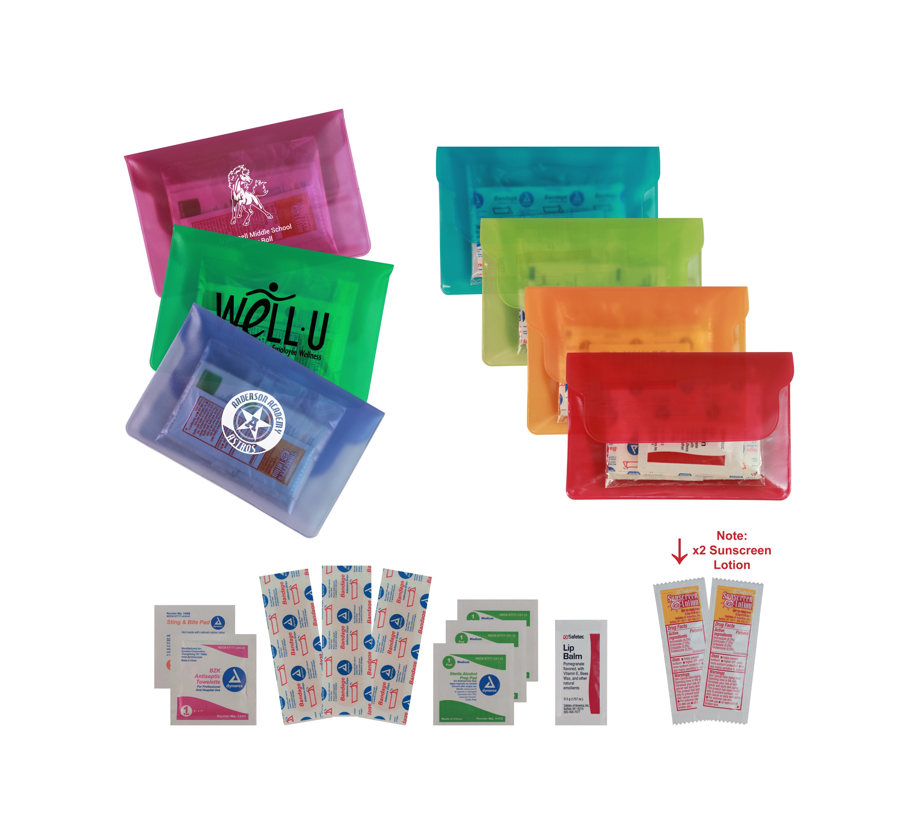 Sun Care Purse in Translucent Vinyl Colors 2