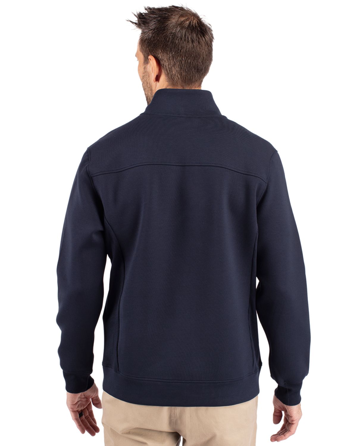 Cutter & Buck Roam Recycled Buttery-Soft Knit Mens Full Zip Jacket 19