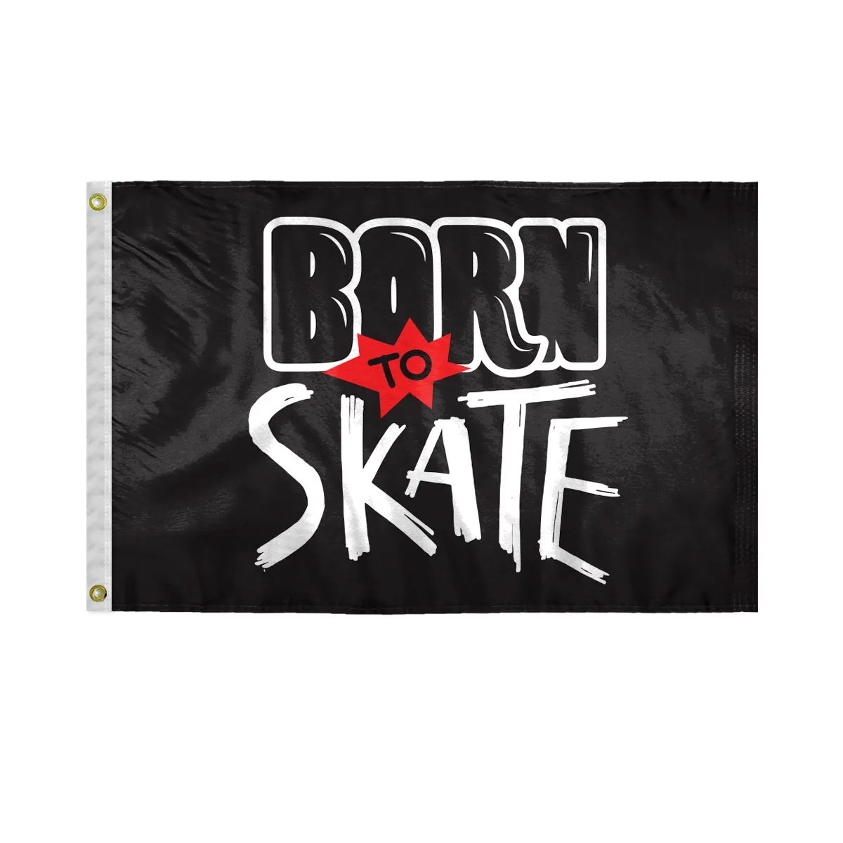 Custom Screen Sublimation Flag - 2' x 3' W-Poly 2