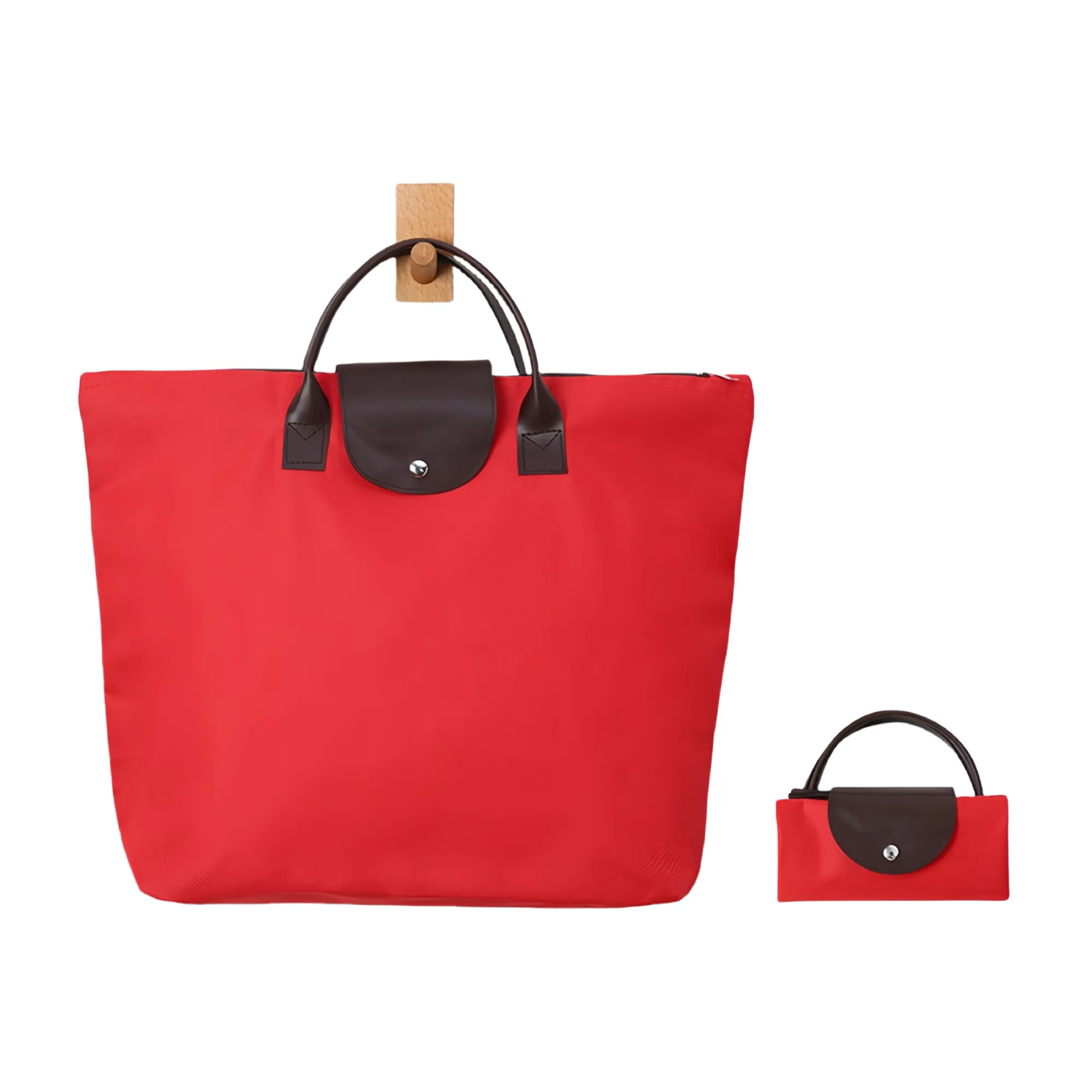 Oxford Cloth Portable Foldable Shopping Bag, custom tote bag with logo imprint 12