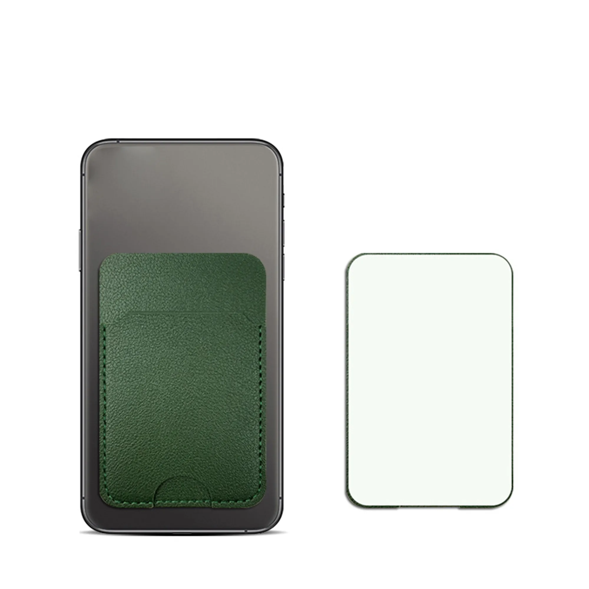 MOQ 50 PU Phone Back Card Holder Wallet 4