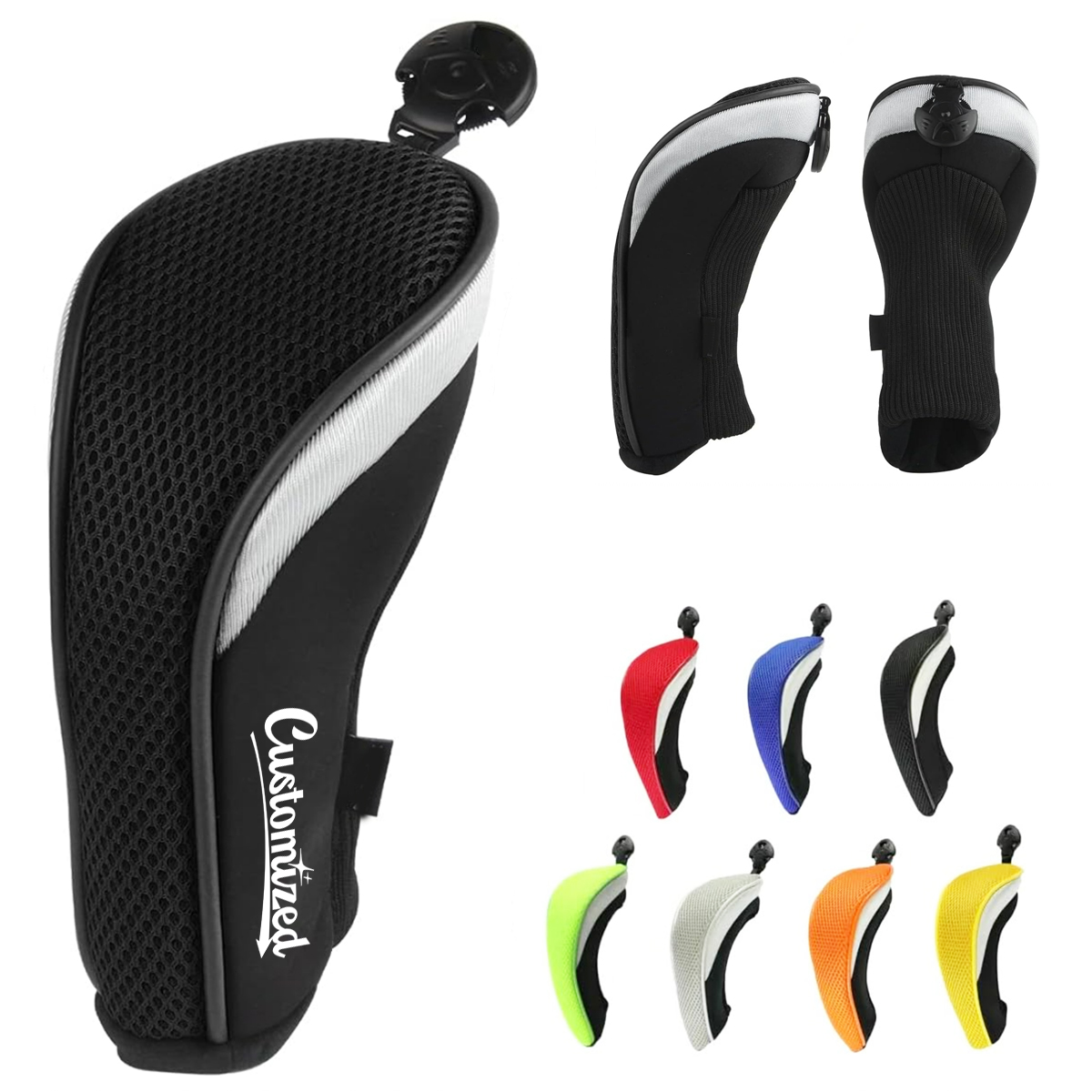 Golf Iron Head Covers Set with Hook and Multi Color 4