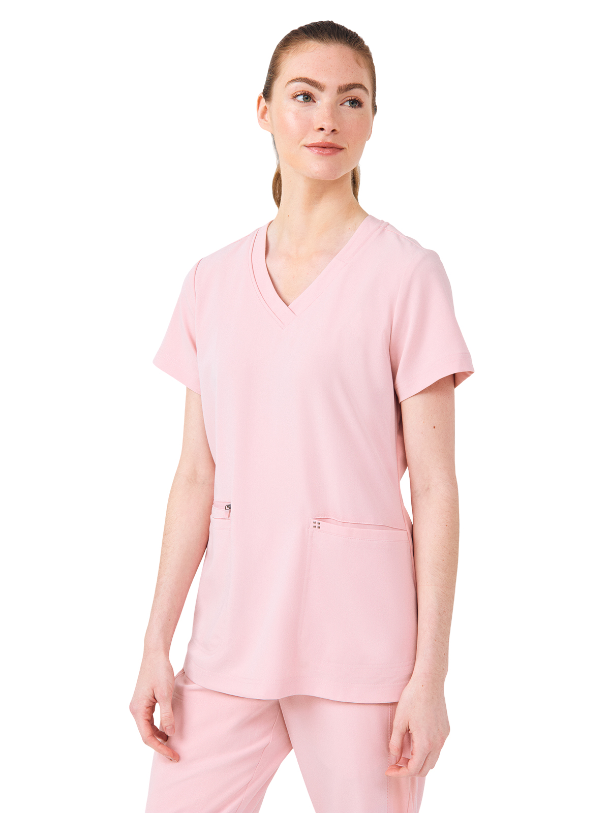 White Cross - CRFT - Women's Three-Pocket V-Neck Top 23
