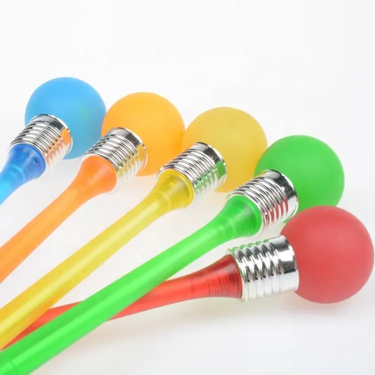 Rainbow LED Light Up Ball Stylus Pen 5