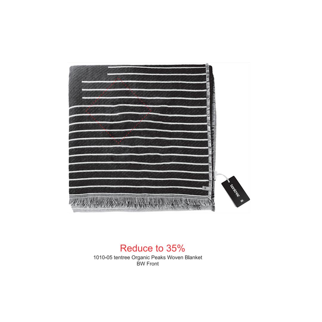 tentree Organic Cotton Peaks Woven Blanket 37