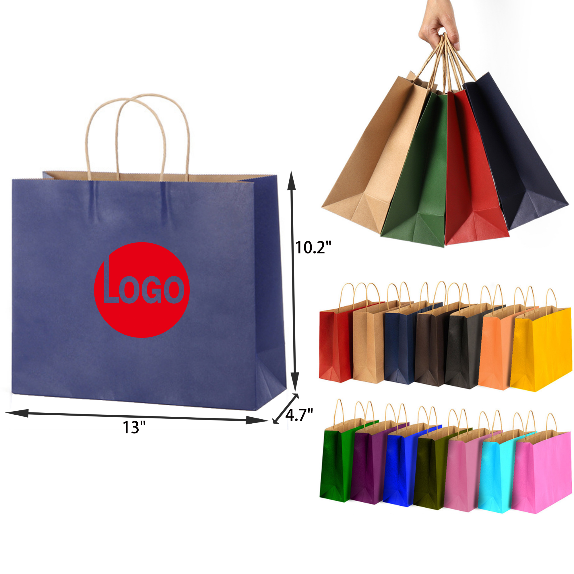 Sturdy Kraft Paper Tote Bag 5