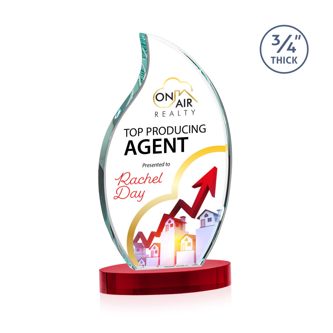Croydon VividPrint™ Award on Alberton Base - Red 6