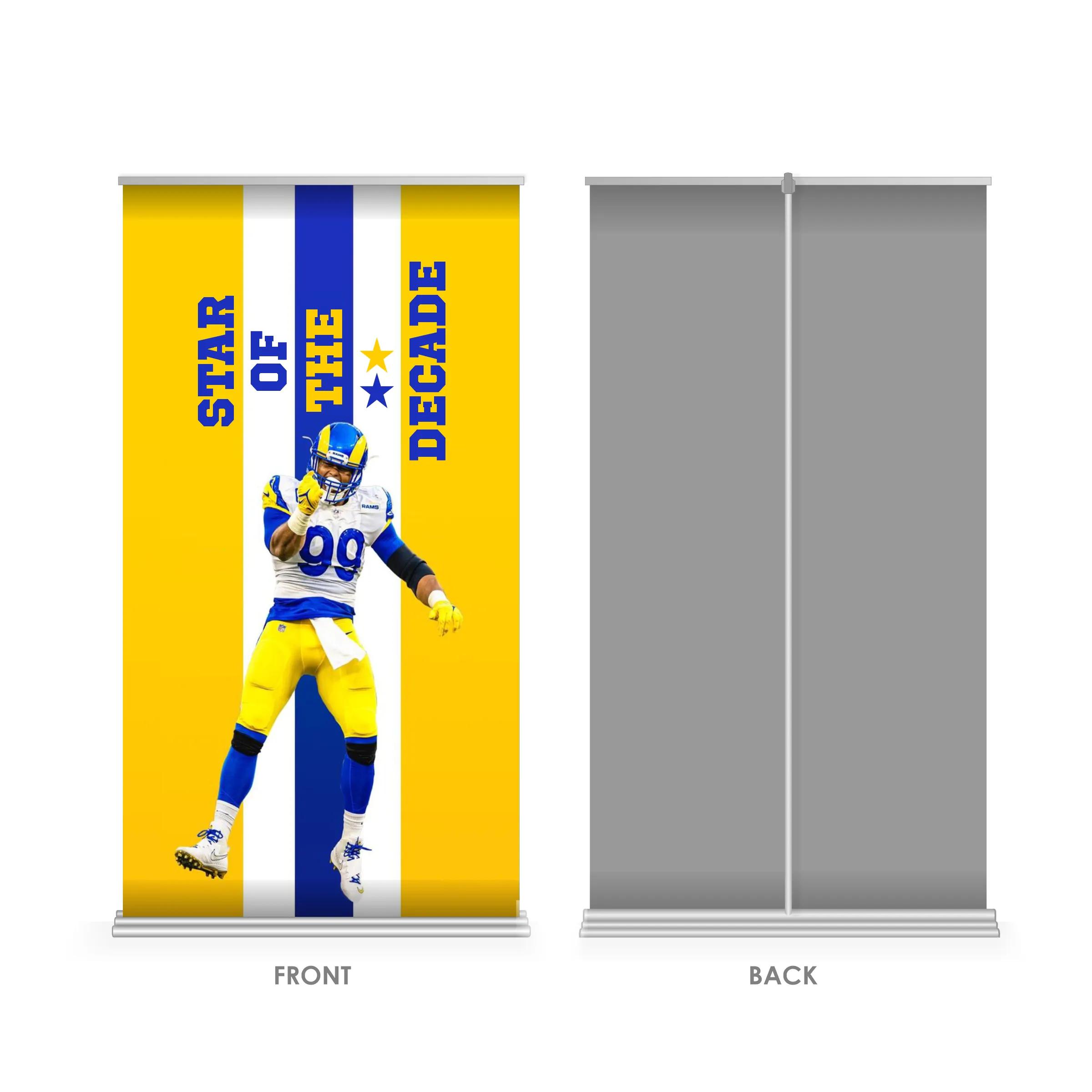 36" x 69" Wide Super Deluxe Retractable Banner Kit 6