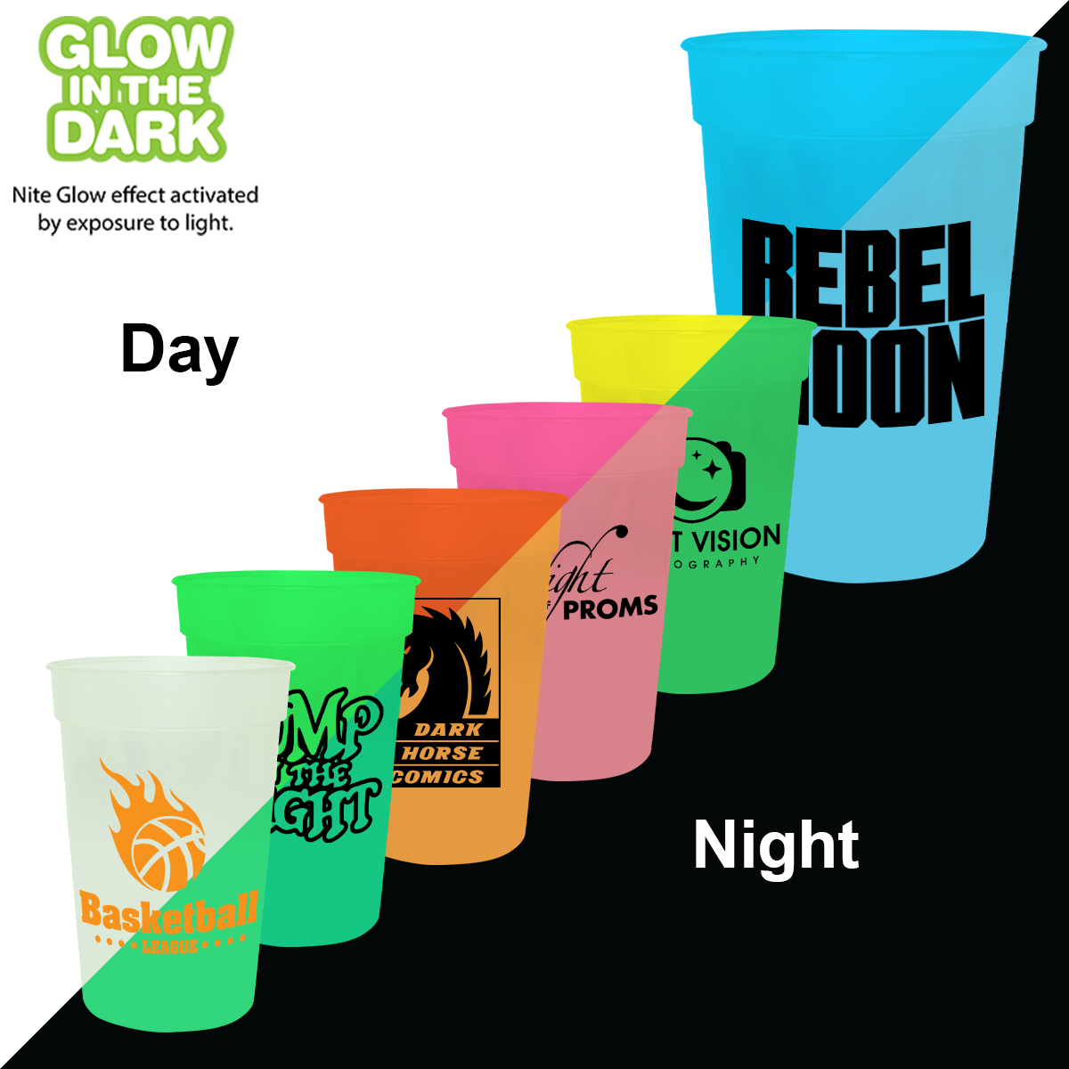 17 oz. Nite Glow Stadium Cup 4